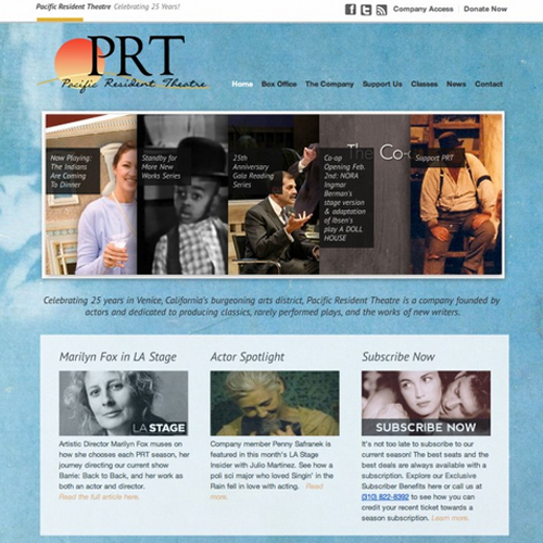 Theatre WordPress Website