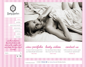 Boudoir Photo Studio WordPress Website