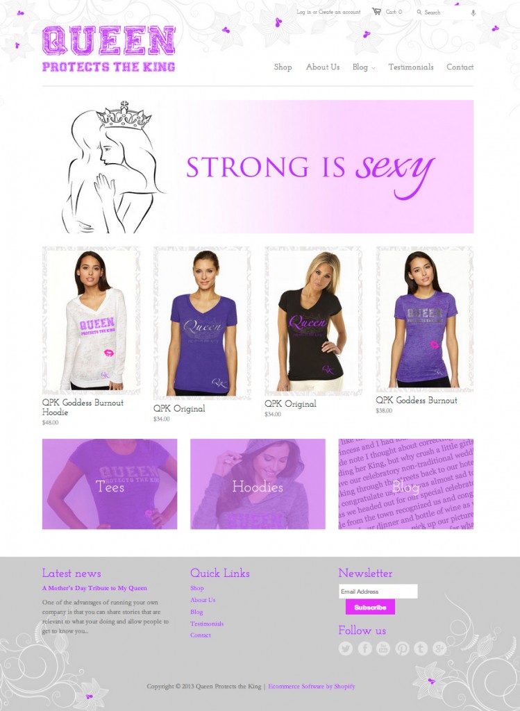 Shopify Store Design - Clothing Company