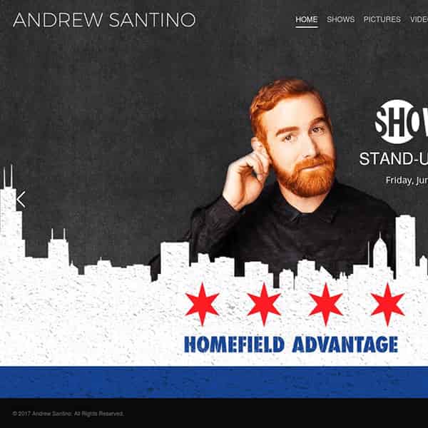 Actor/Comedian WordPress Website