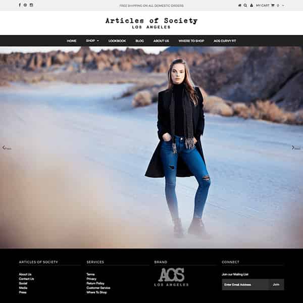 Denim Shopify E-Commerce Design