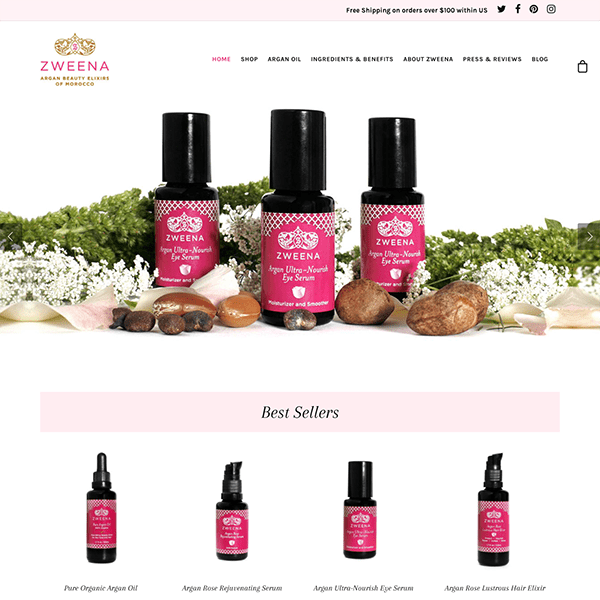 Beauty Products WordPress E-Commerce